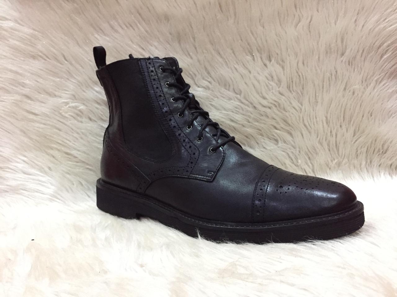 Johnston & Murphy black camouflage