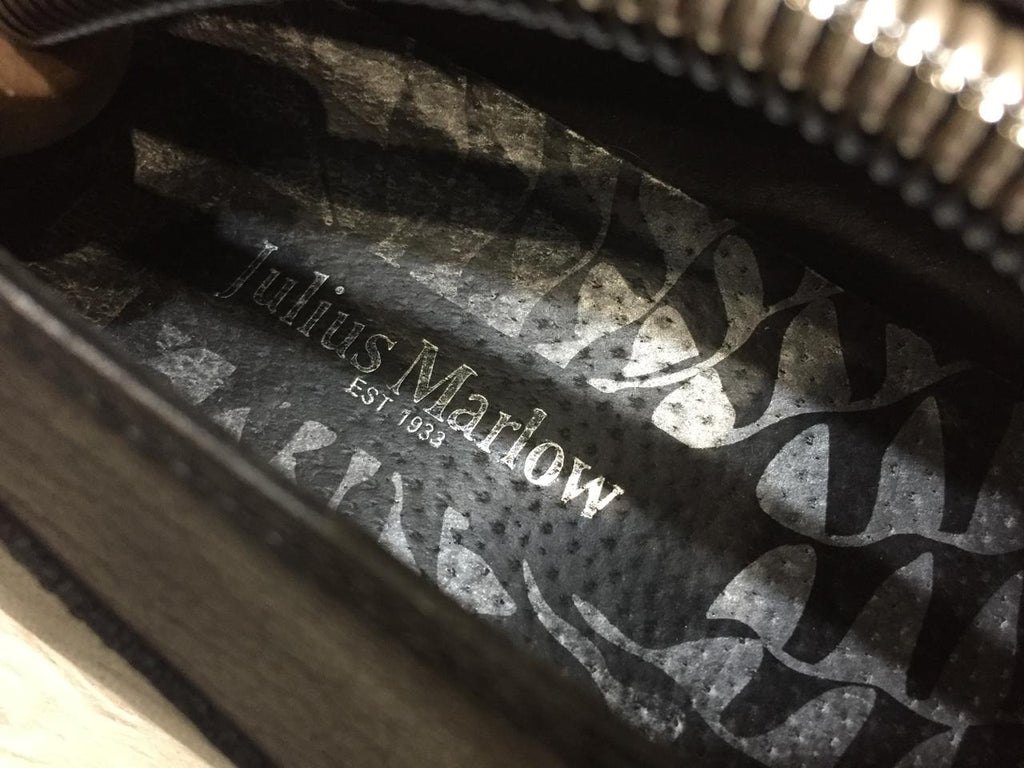 Julius marlow black leather loafer