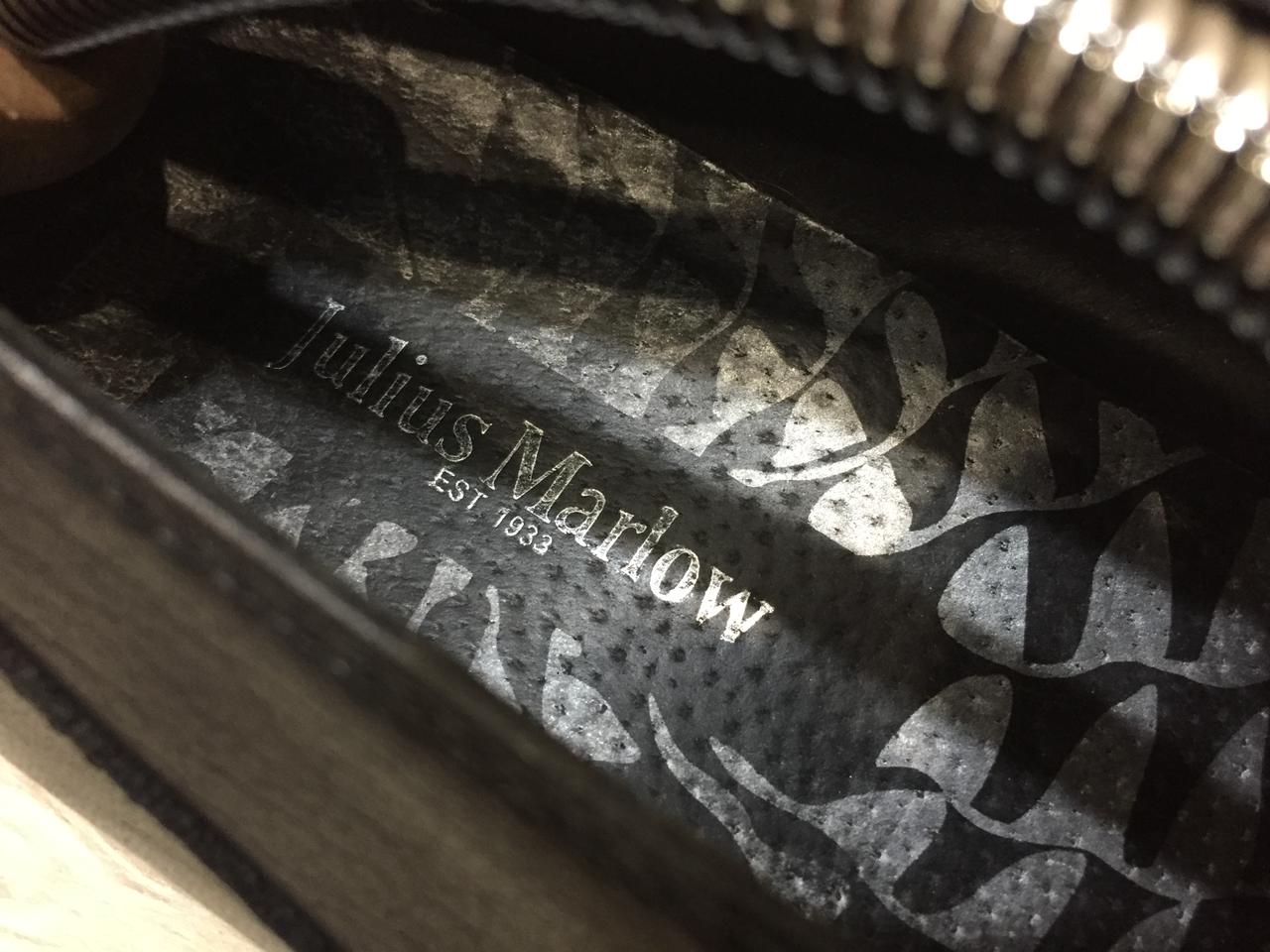 Julius marlow black leather loafer