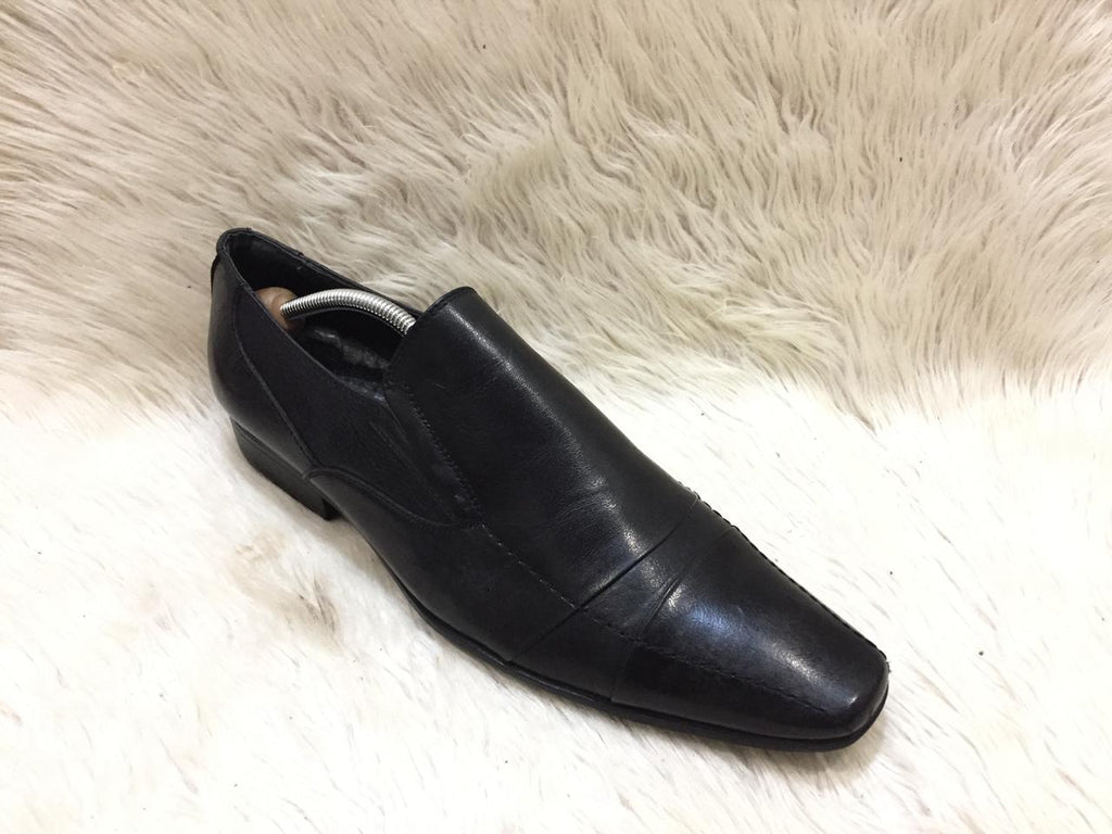 Julius marlow black leather loafer