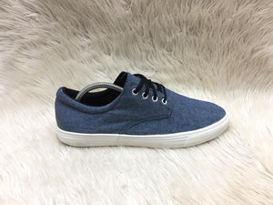 town land denim canvas lace-up sneakers.