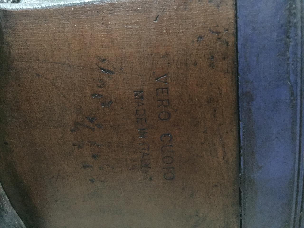 Damiani black leather formal shoe