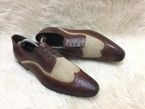 OuneOxford brogue lace-up shoe