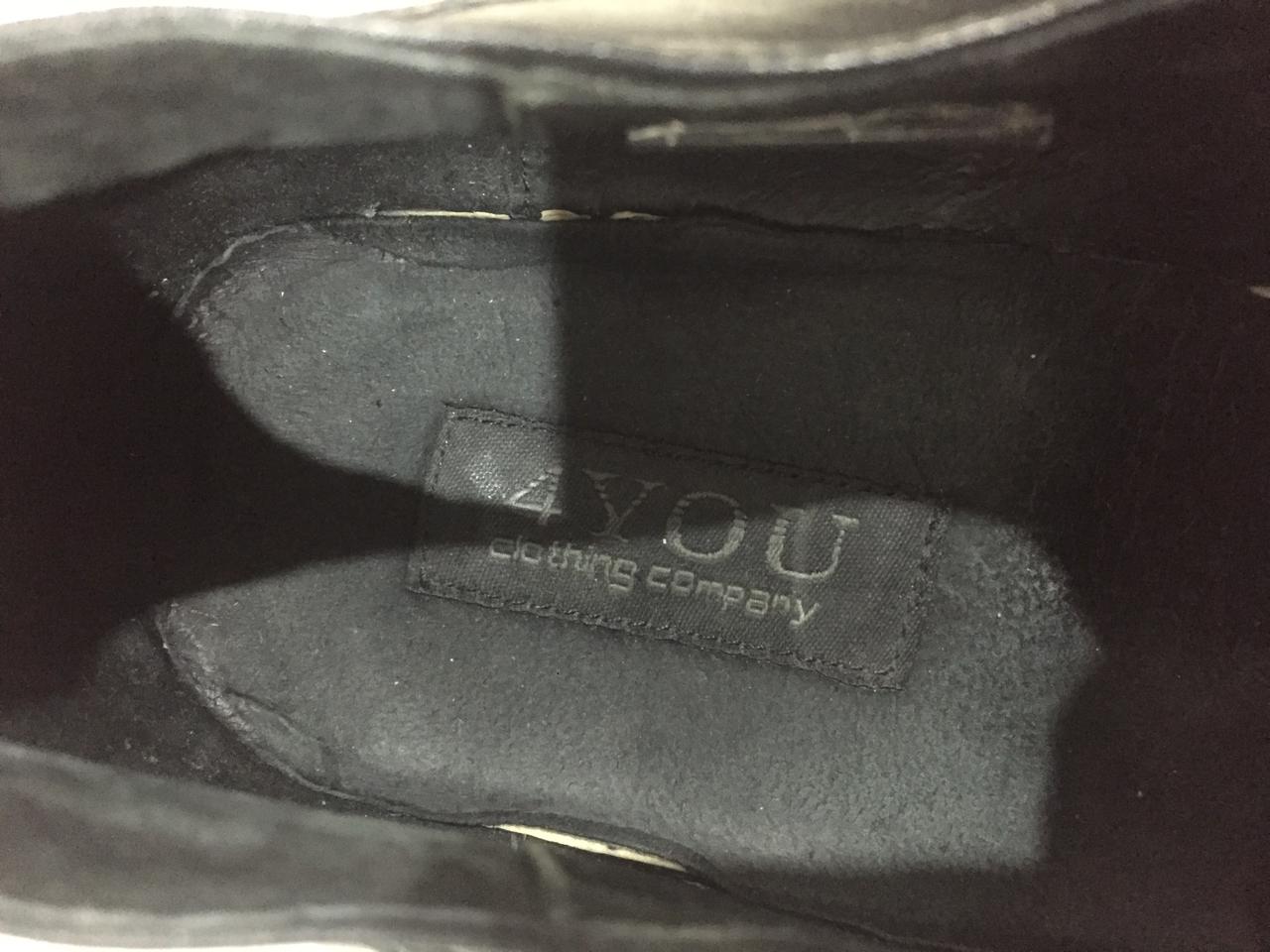 4 you  leather derby shoes