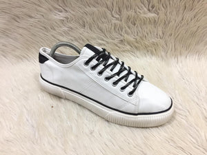 Primark white leather