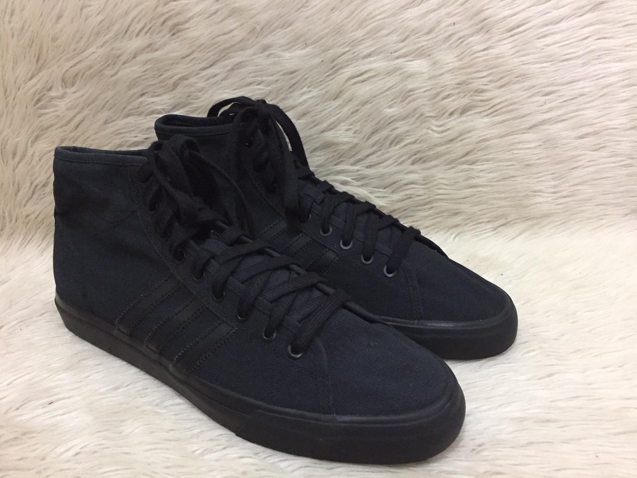 Adidas MATCHCOURT HIGH RX Black Gum Skateboard Sneaker