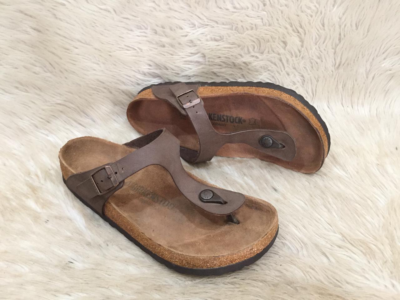 Birkenstock Gizeh oiled leather thong sandal