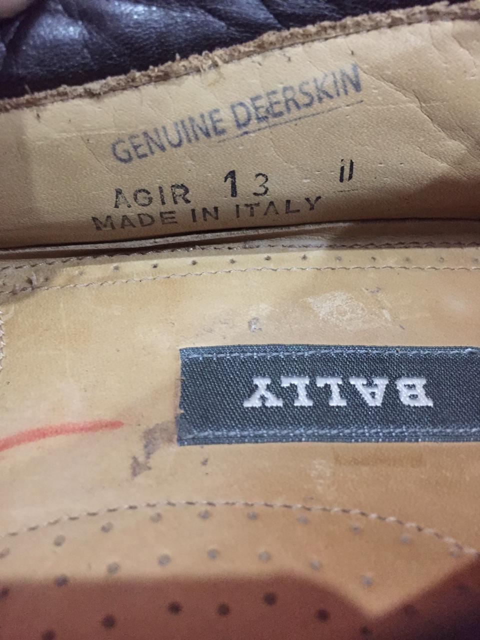 Bally genuine deerskin
