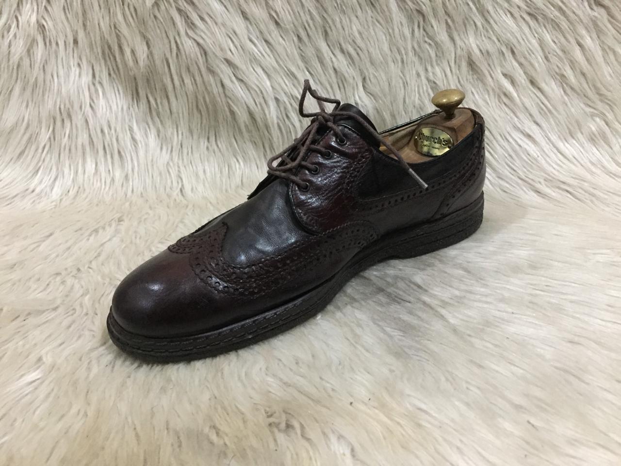 Brooks Brothers wingtip leather shoe