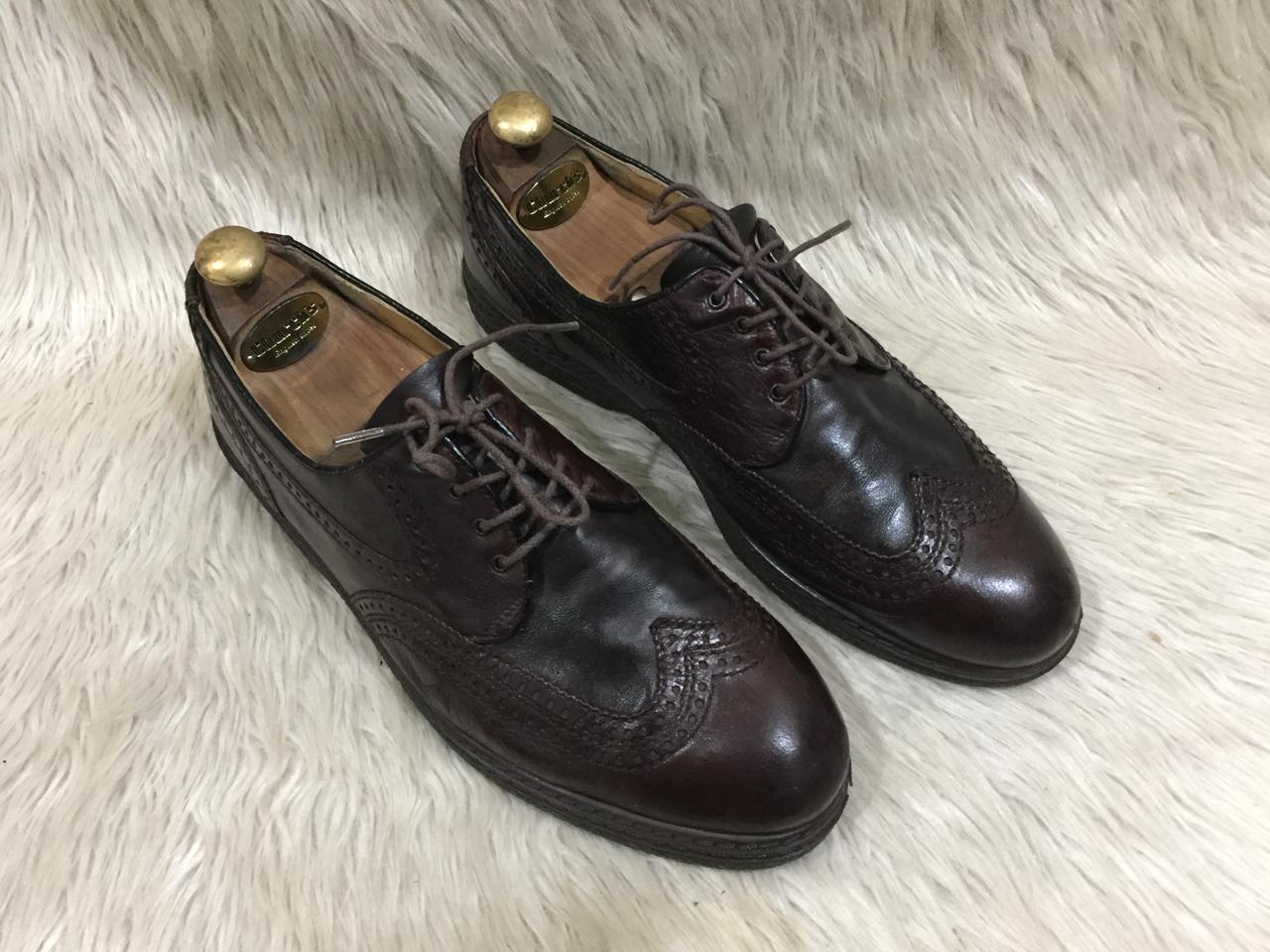 Brooks Brothers wingtip leather shoe