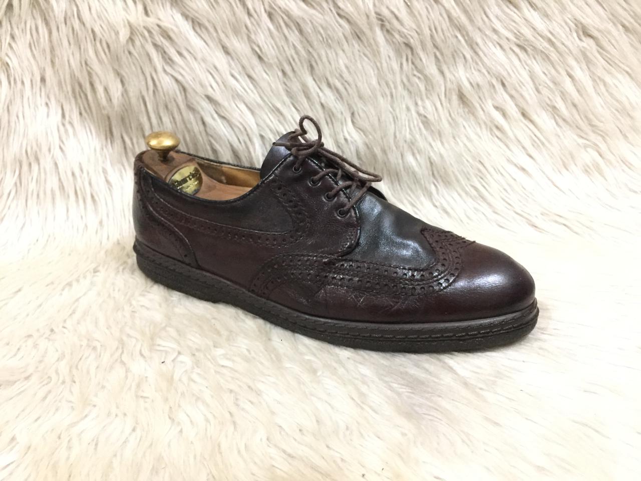 Brooks Brothers wingtip leather shoe