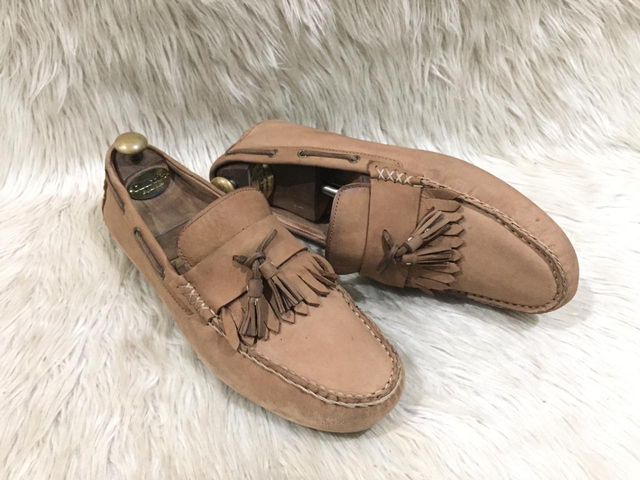 UGG Stadler Chestnut Leather Twinsole Moccasin Loafers