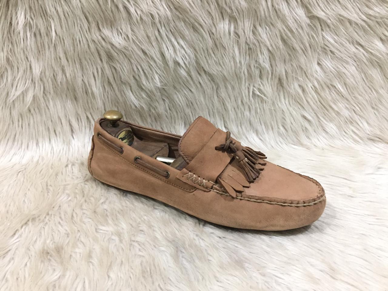 UGG Stadler Chestnut Leather Twinsole Moccasin Loafers
