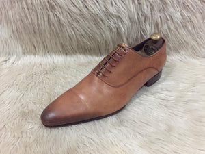 Father & sons hand made leather oxford shoes