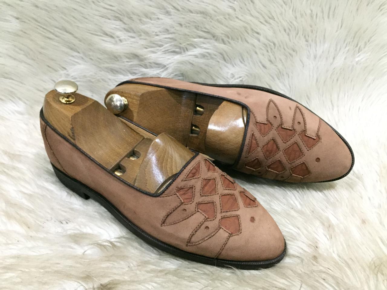 Perry ellis men's leather loafer.