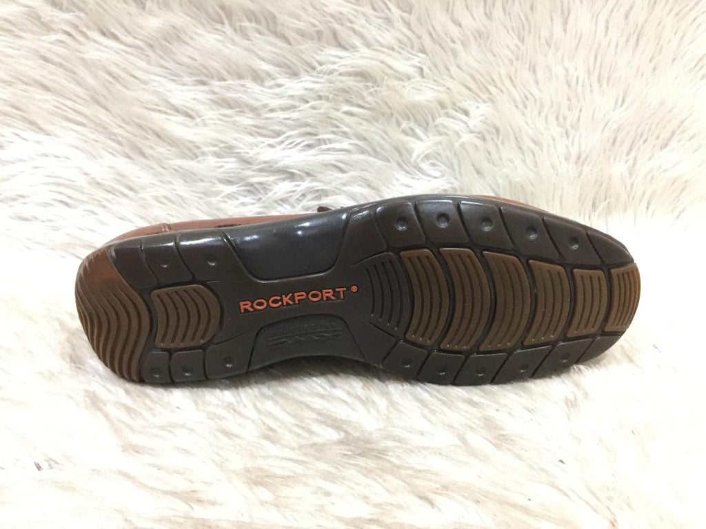 Rock-port Fleming Leather Penny Loafer in brown