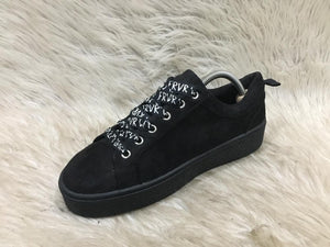 Bershka Women's Lace Up Suede Shoes