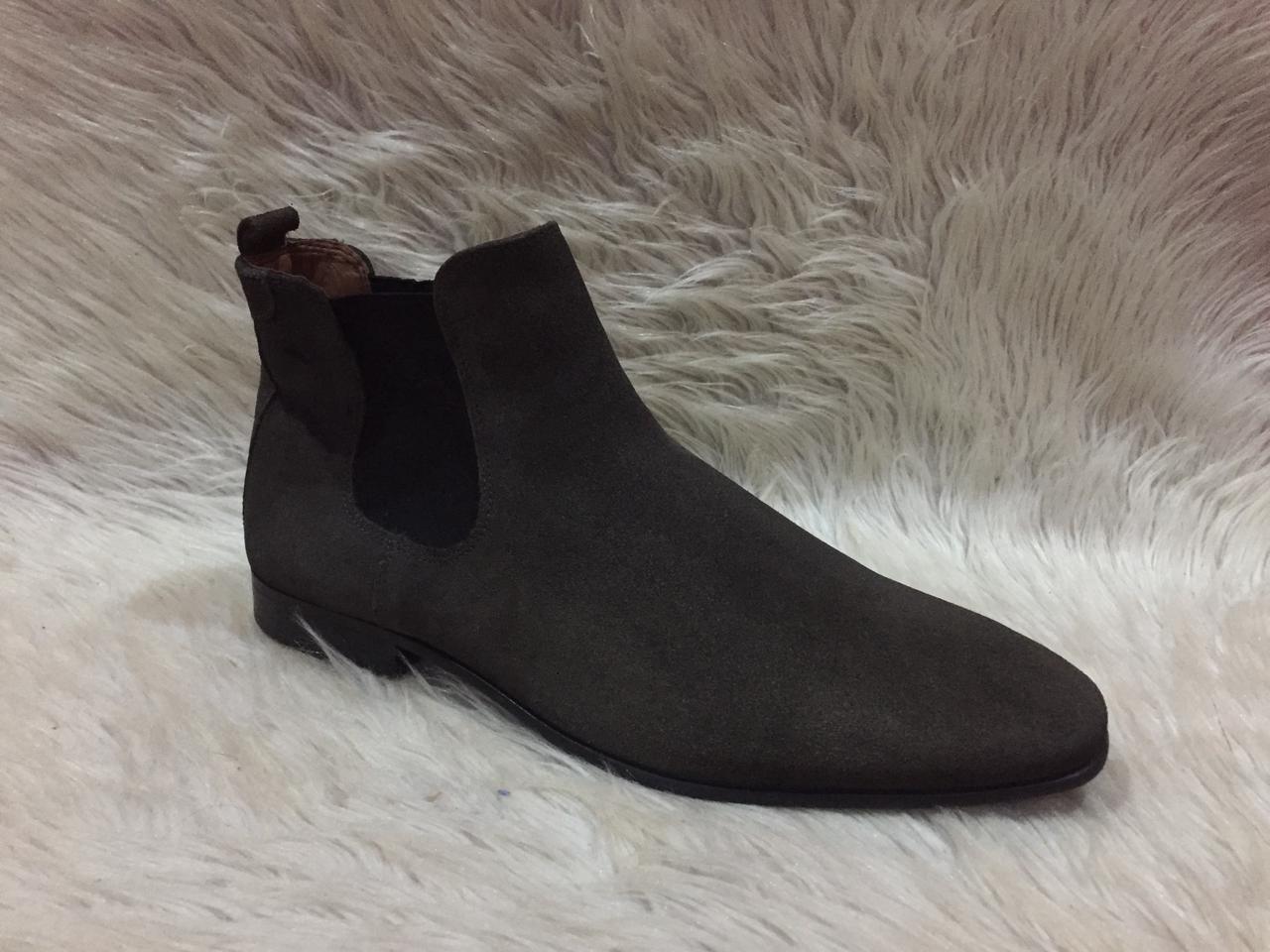 Find suede leather Chelsea boot