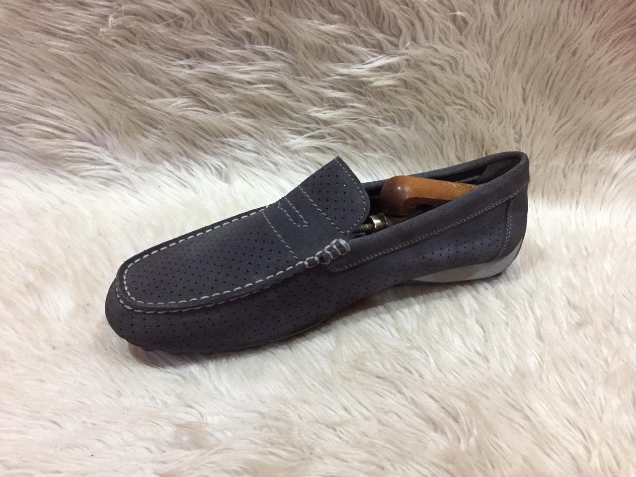 Geox suede loafer