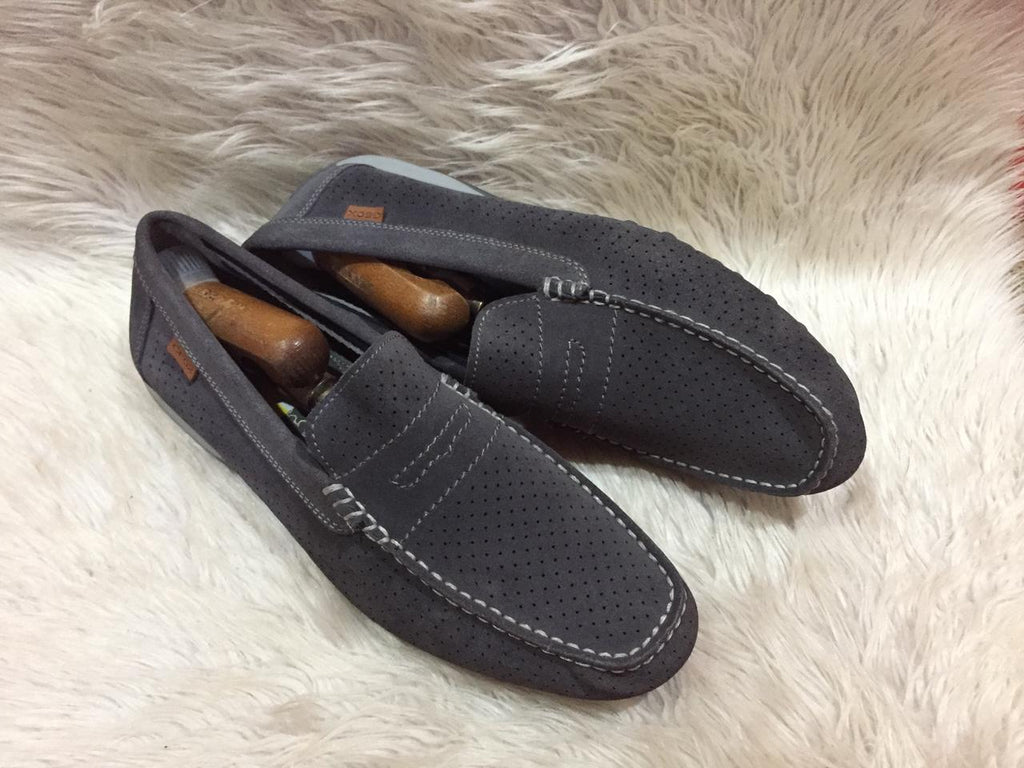 Geox suede loafer