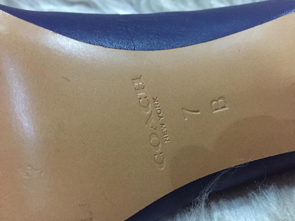 Coach Zan Calf Leather Pump