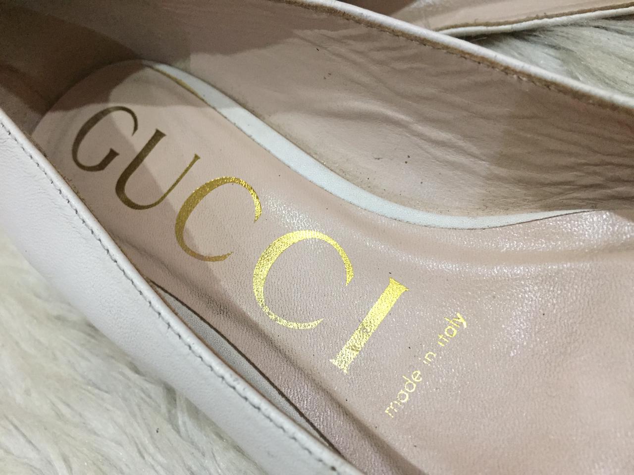 Gucci leather pumps