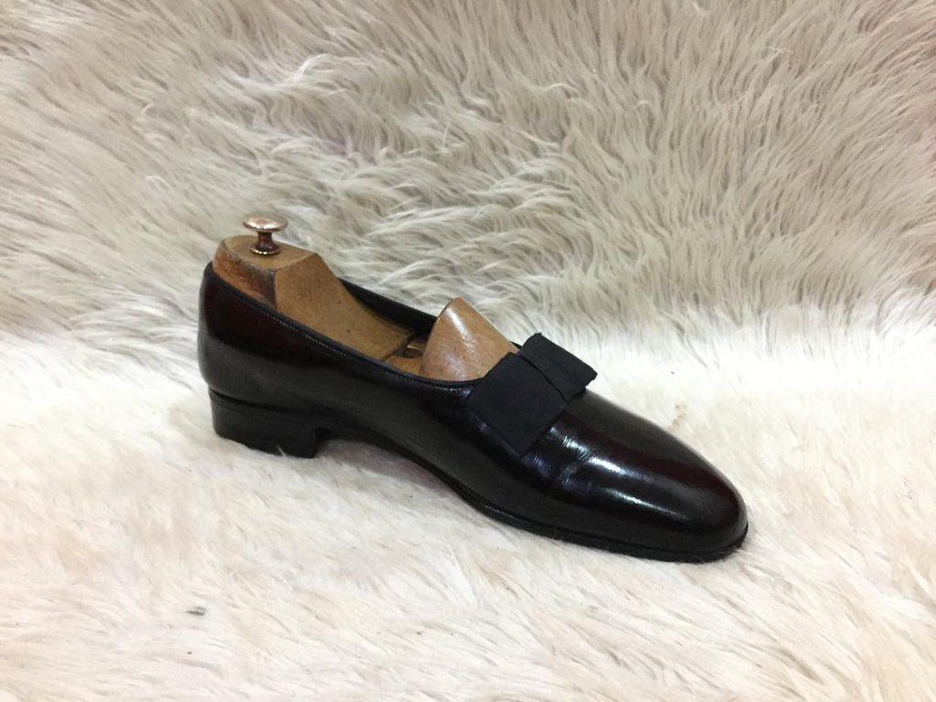 Bally Black patent leather opera pumps