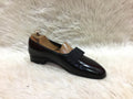 Bally Black patent leather opera pumps