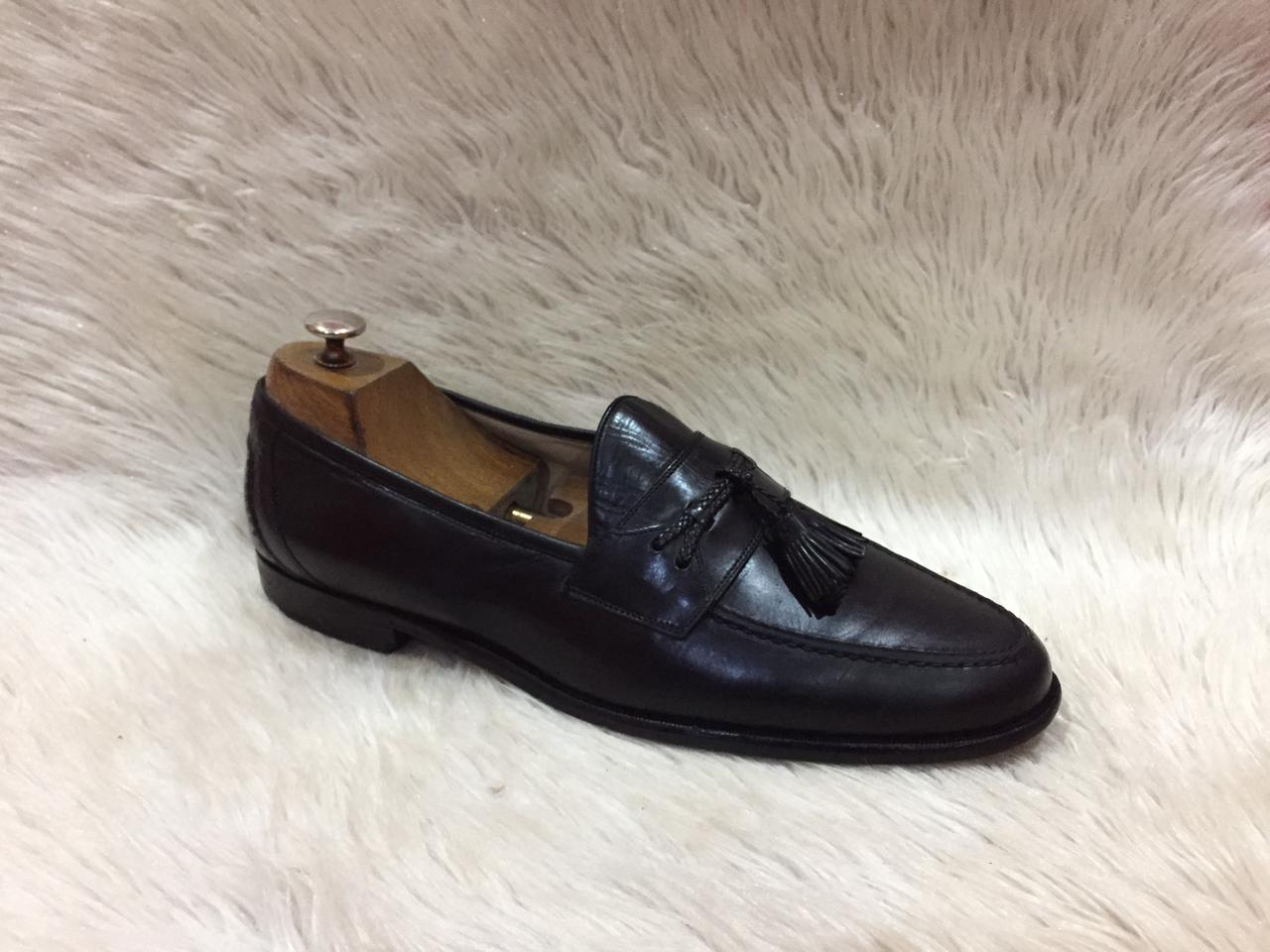 Johnston Murphy Strap Tassel Slip-On Shoe