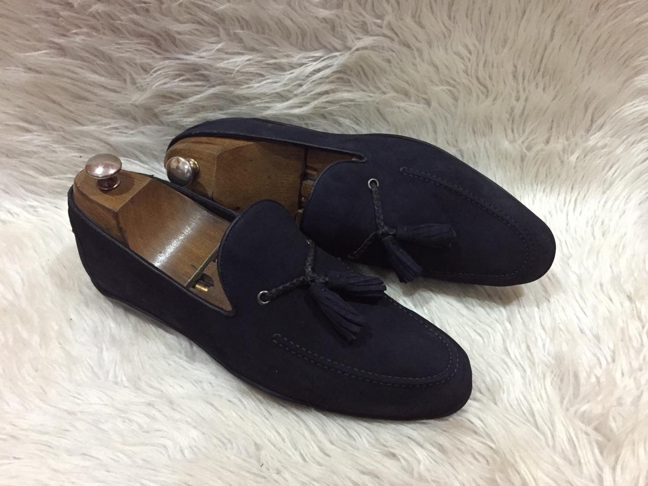 Harry's of London Basel Kudu Suede Loafers