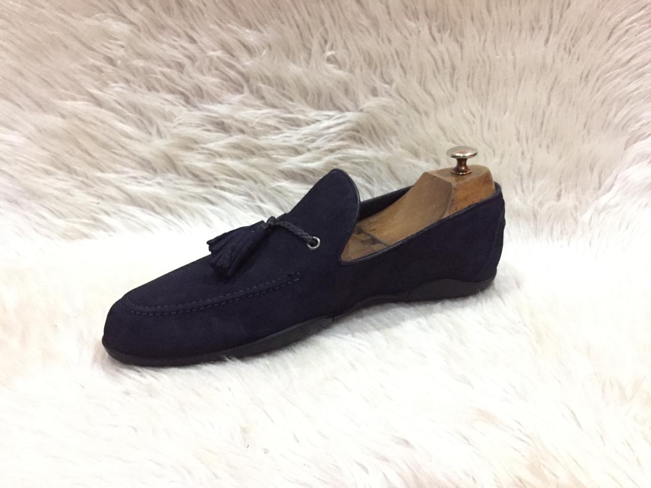 Harry's of London Basel Kudu Suede Loafers