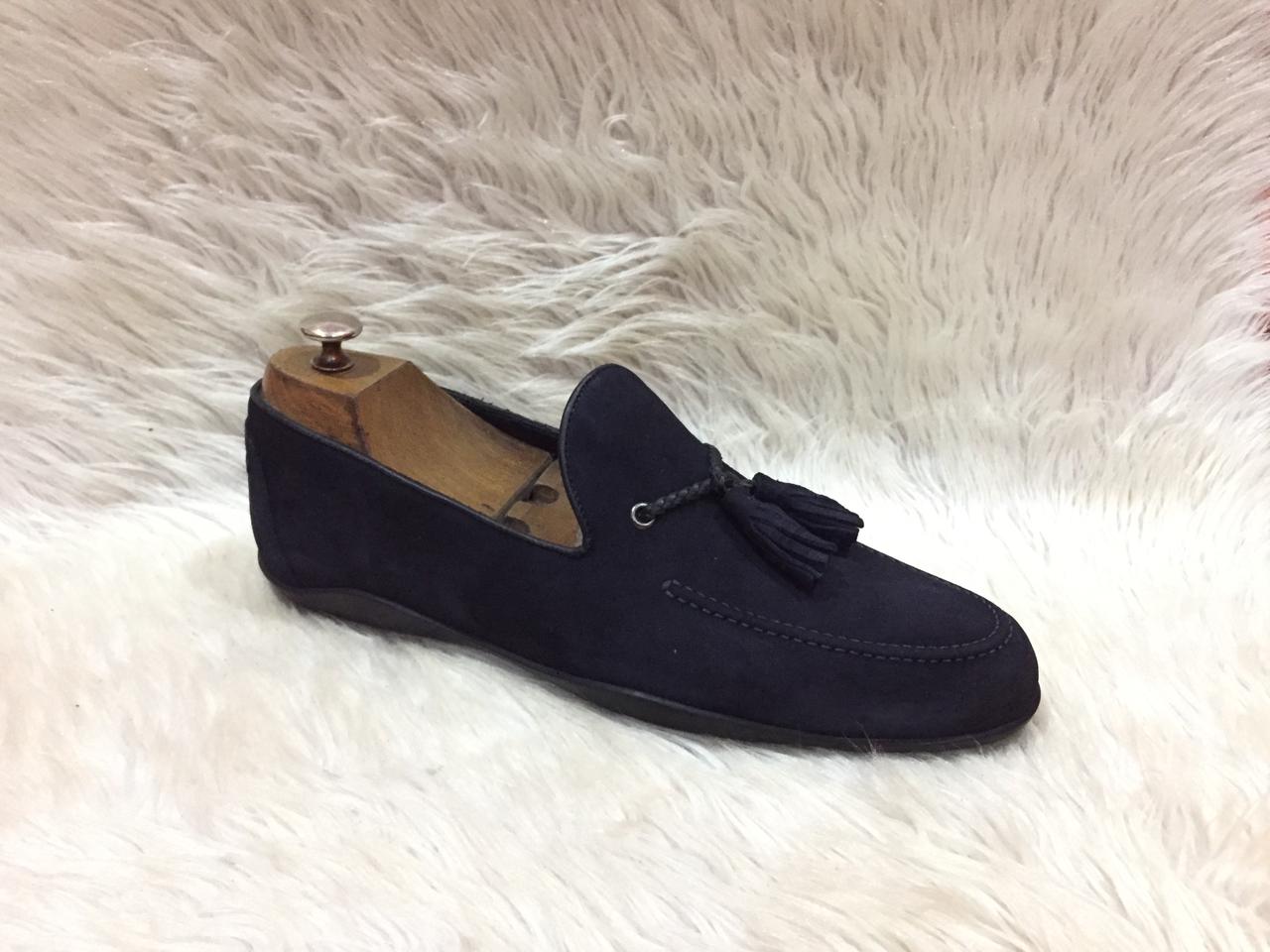 Harry's of London Basel Kudu Suede Loafers