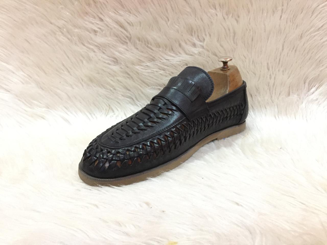 Johnny Bigg Mens Leather Slip On Loafers
