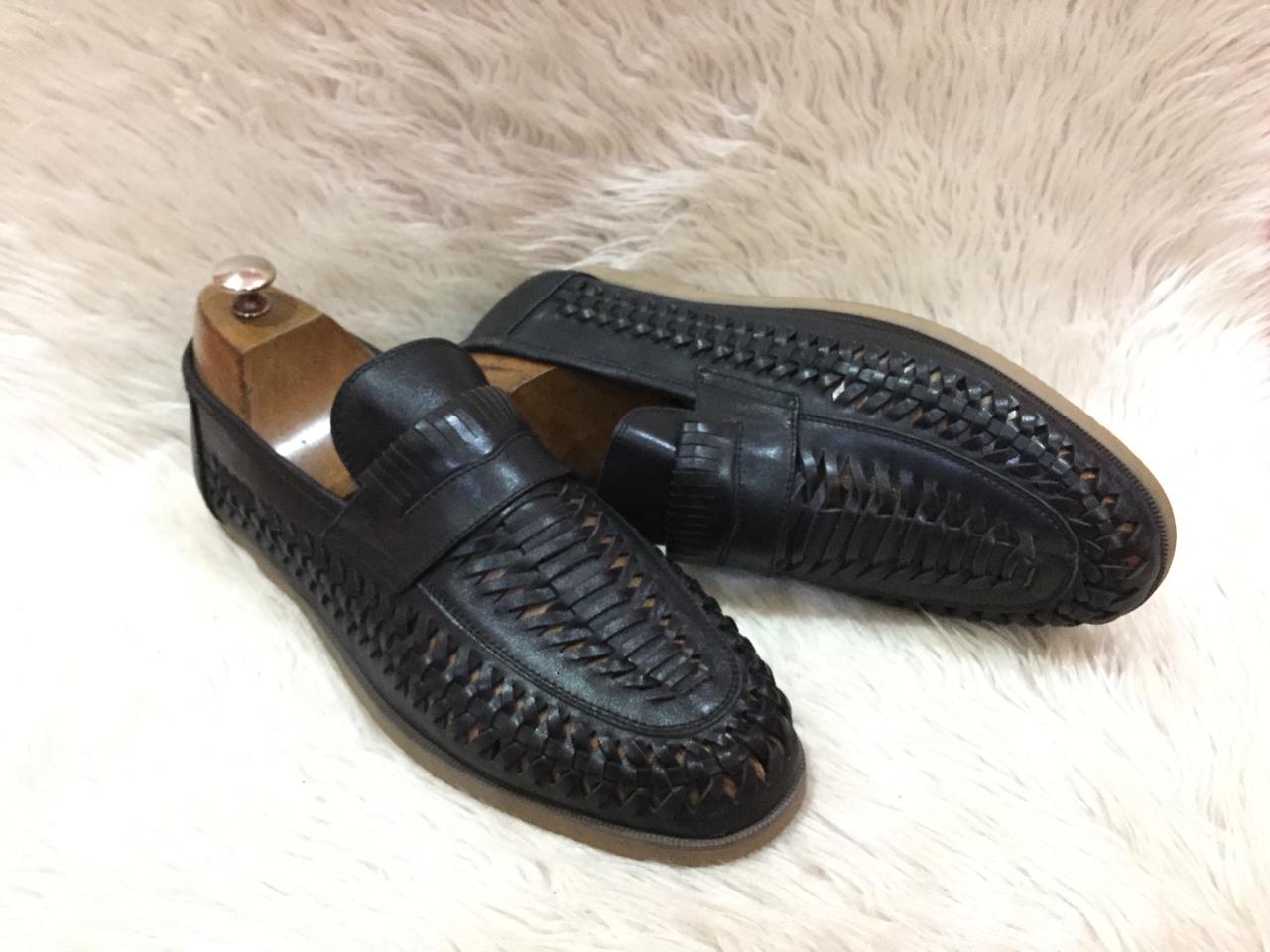 Johnny Bigg Mens Leather Slip On Loafers