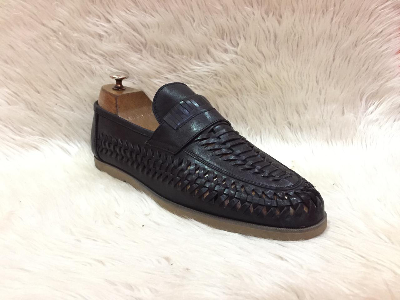 Johnny Bigg Mens Leather Slip On Loafers