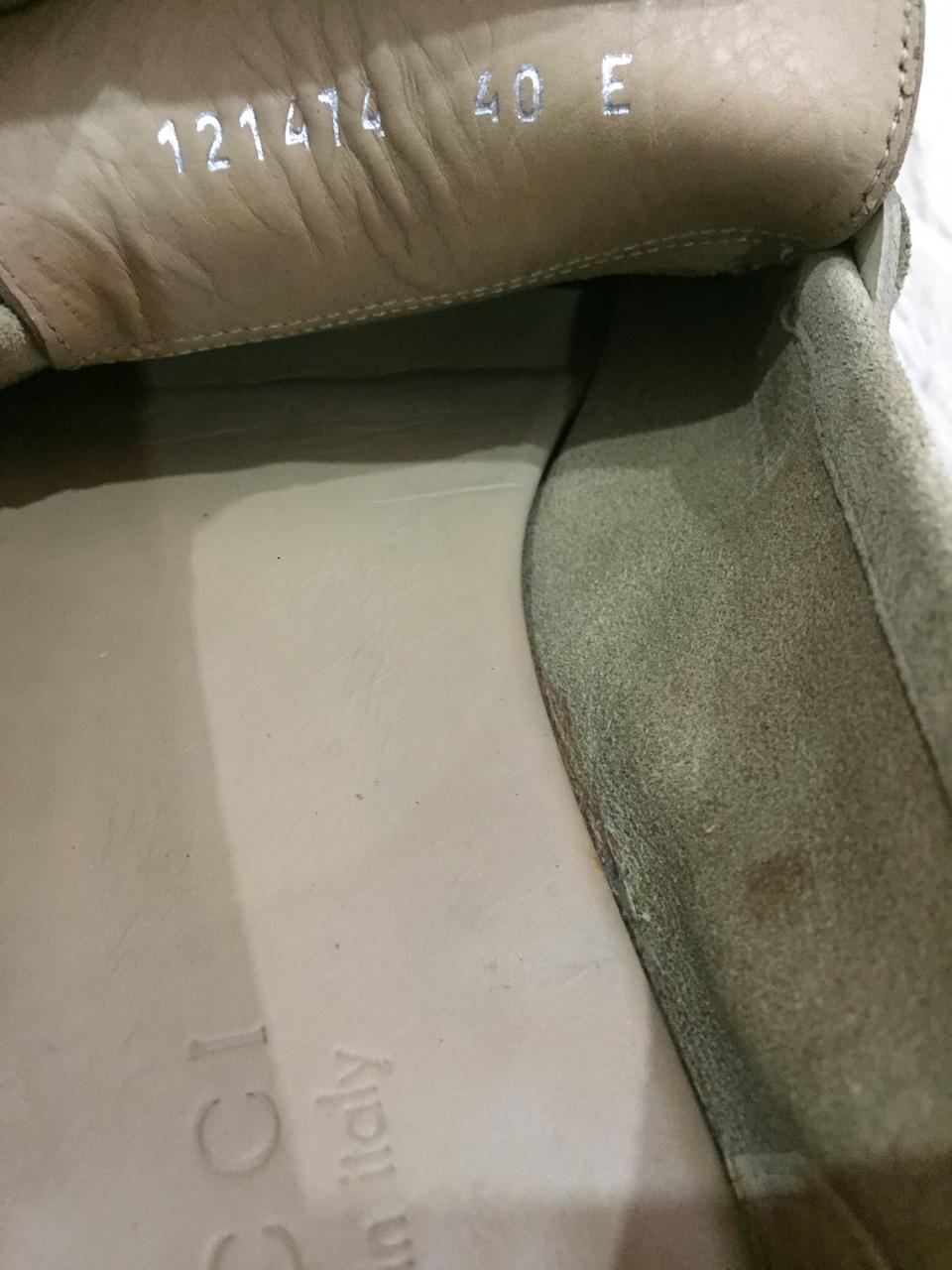 Gucci horsebit men's suede loafers