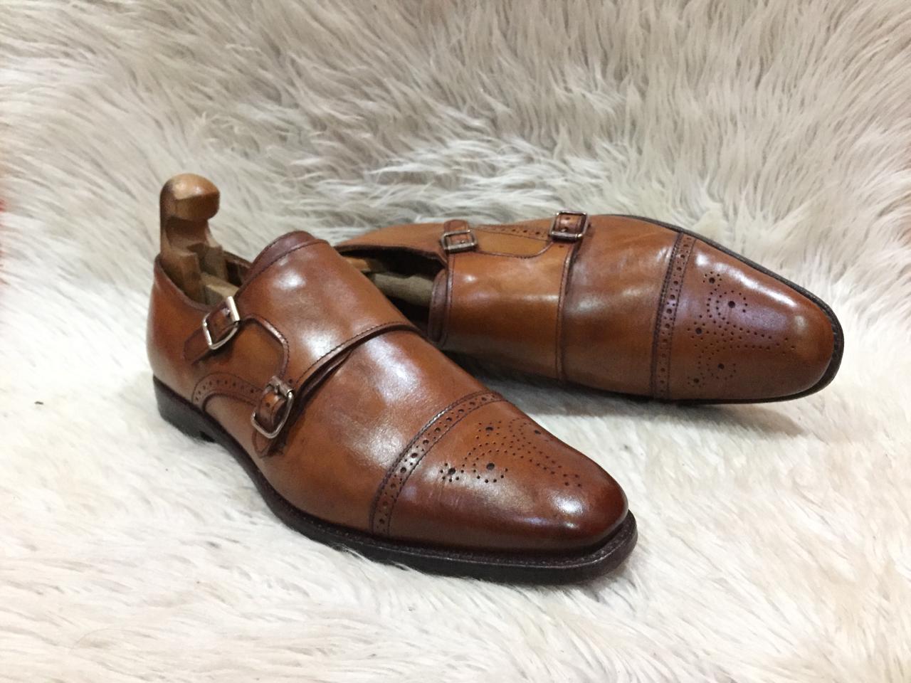 Allen Edmonds St. John's double monk strap dress shoe