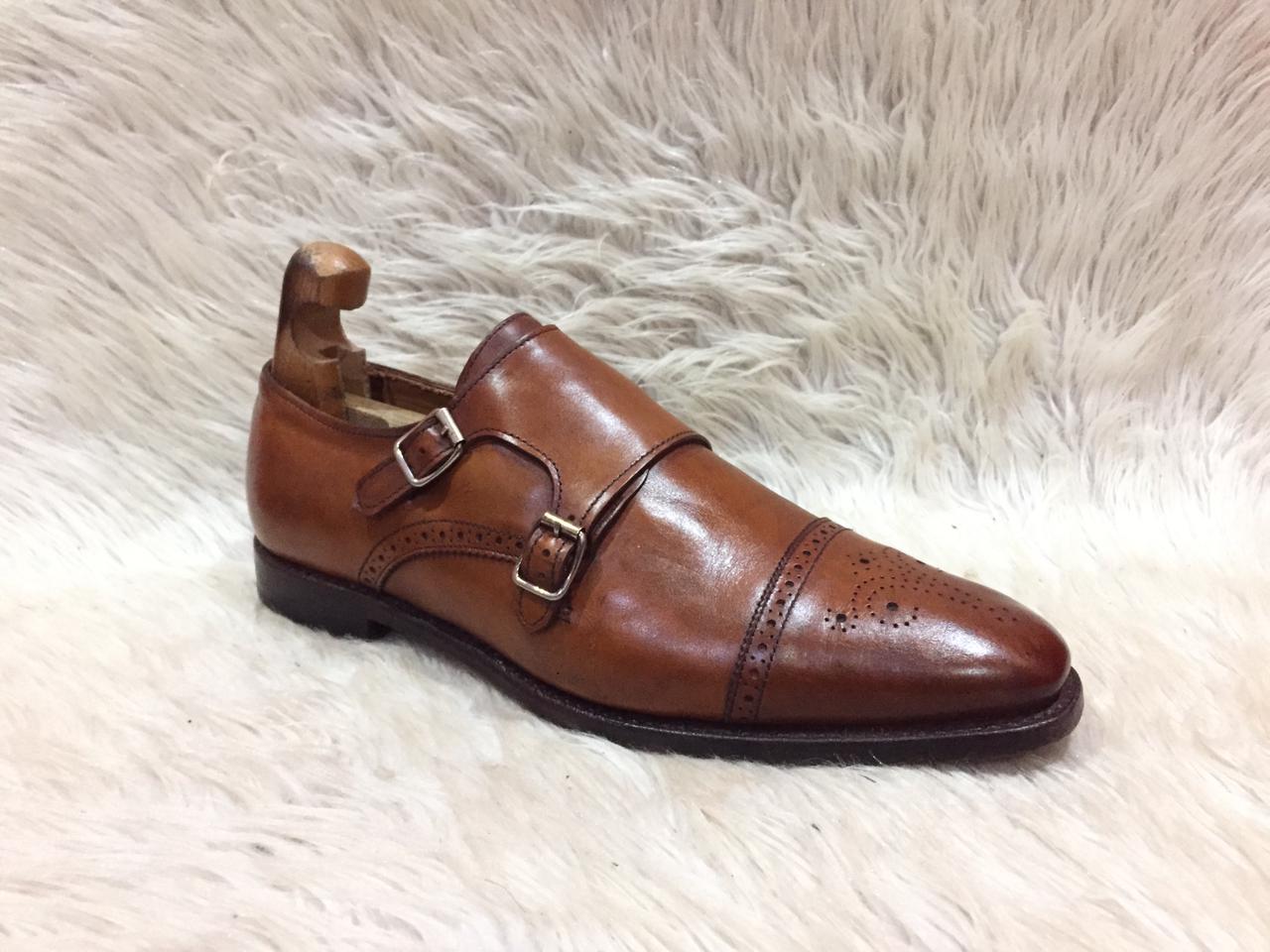 Allen Edmonds St. John's double monk strap dress shoe