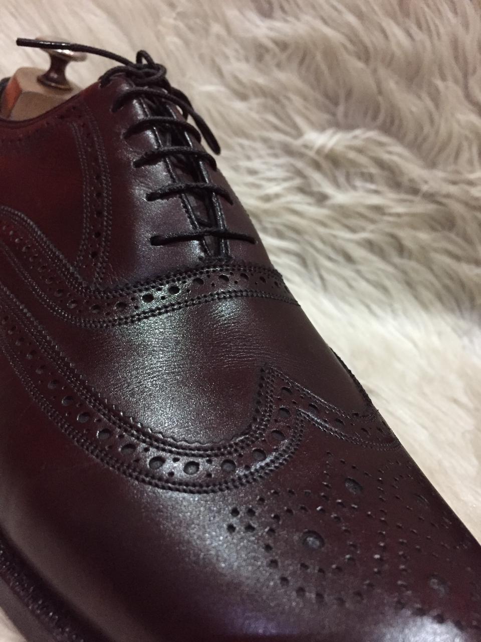 Florishiem men's full brogue oxford dress shoes