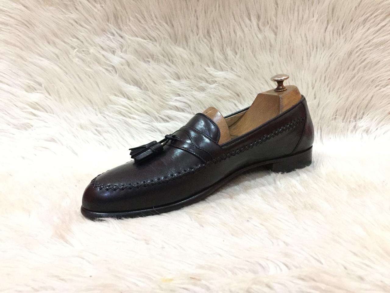 Bally Leather Tassel Loafer
