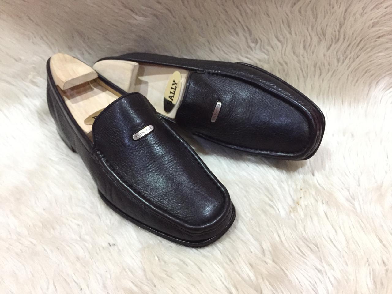 Balenciaga leather loafers