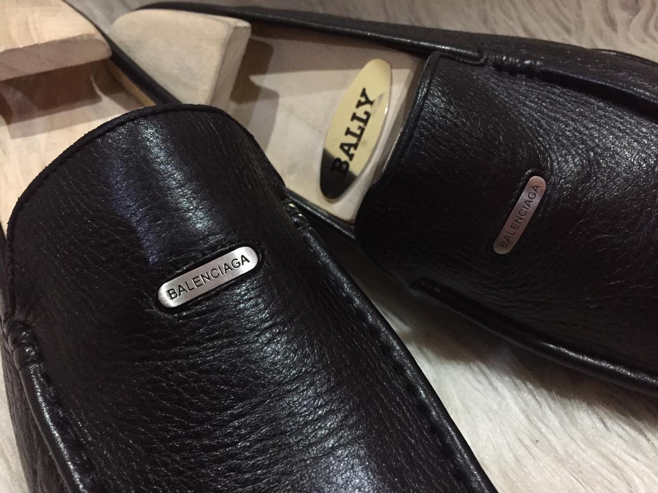 Balenciaga leather loafers