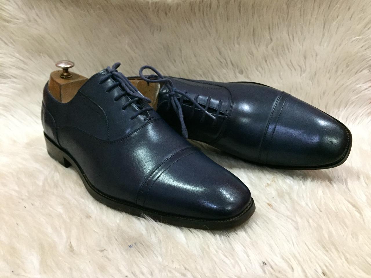 Florsheim Navy Blue Leather