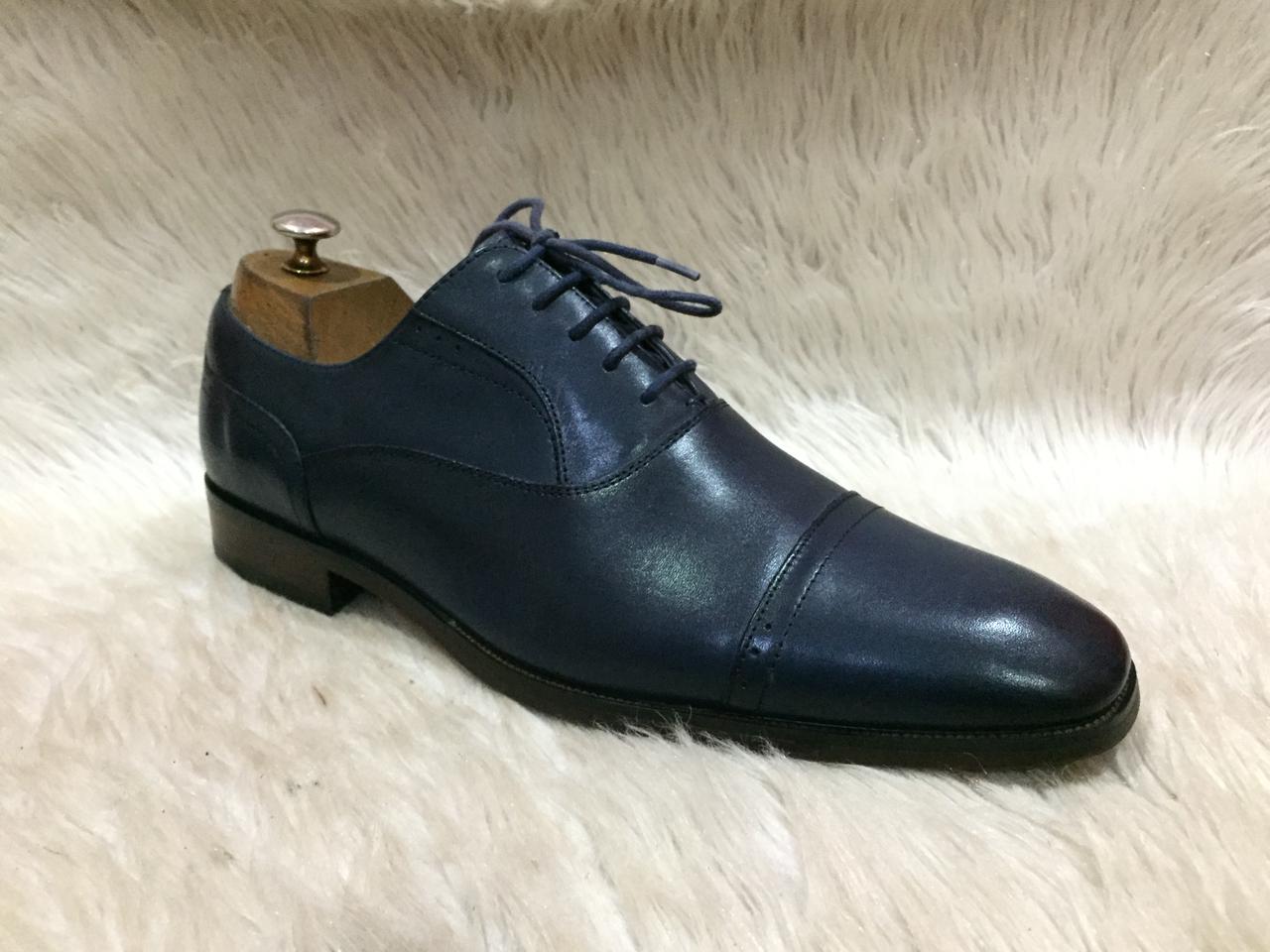 Florsheim Navy Blue Leather