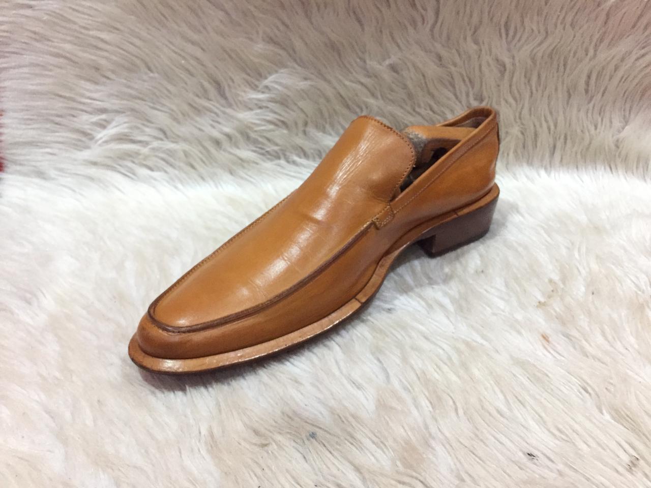 GAO Camel Color Designer Shoes