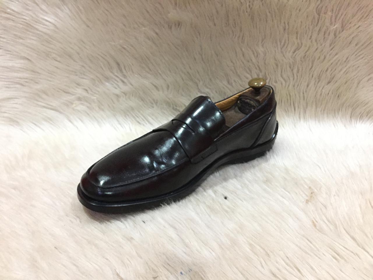 Ayestaran Black Leather Penny Loafers