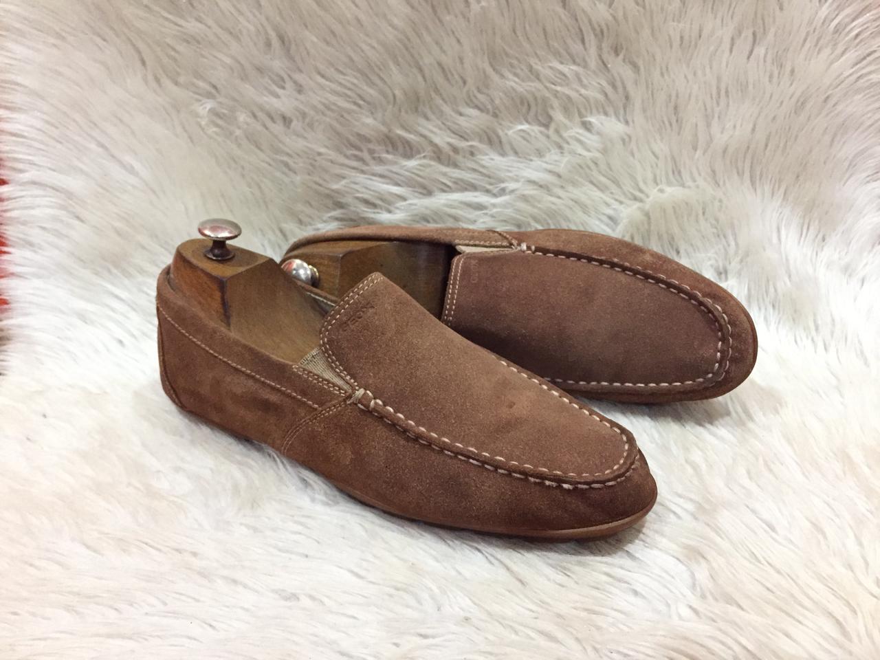Geox Tan Melbourne Moccasin