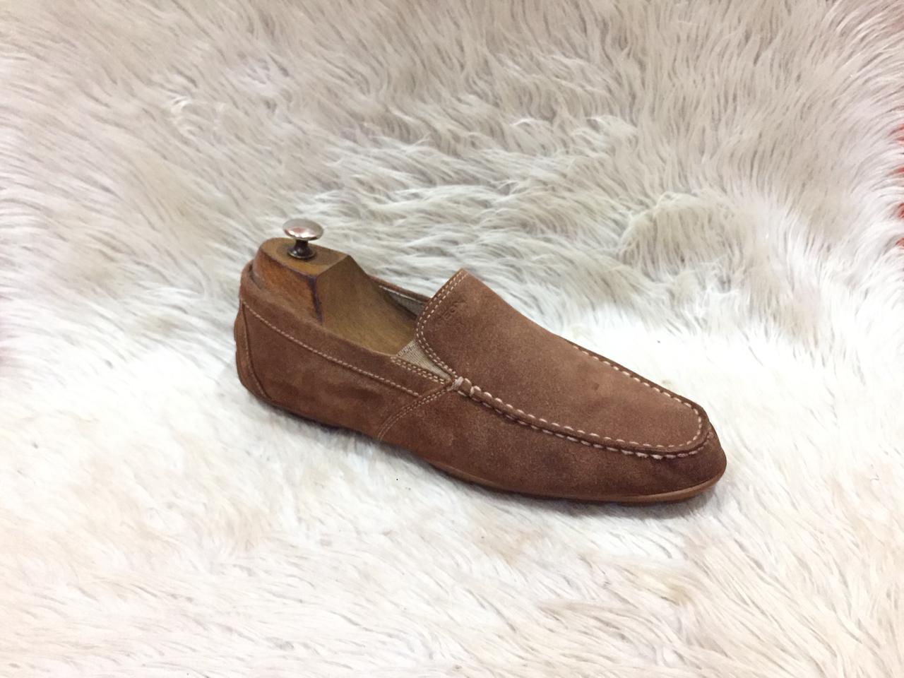 Geox Tan Melbourne Moccasin
