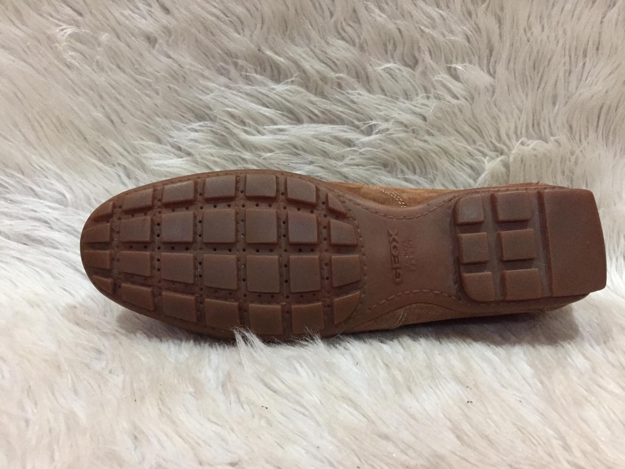 Geox Tan Melbourne Moccasin
